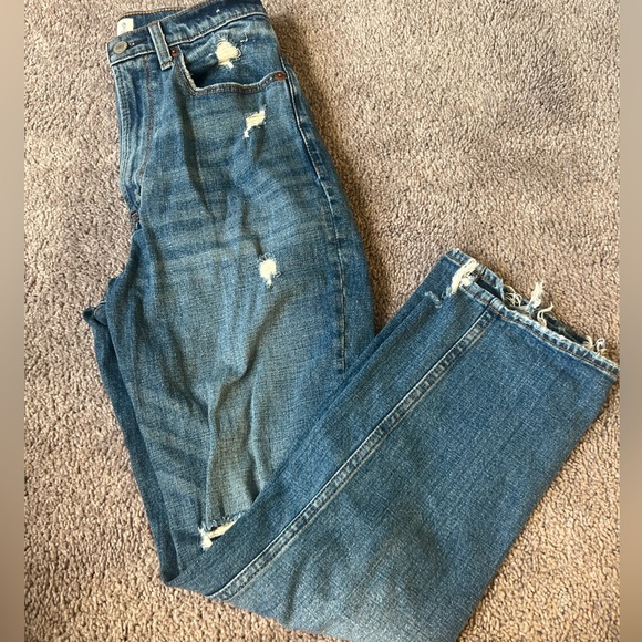 Abercrombie ankle straight ultra high rise, curve love - Picture 1 of 5